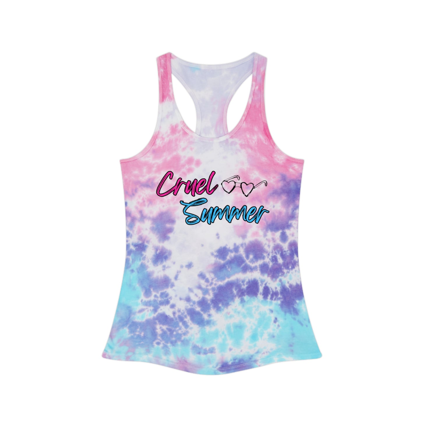 Cruel Summer Tie Dye Racerback Tank Top