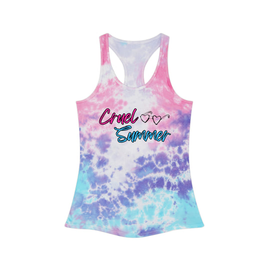 Cruel Summer Tie Dye Racerback Tank Top