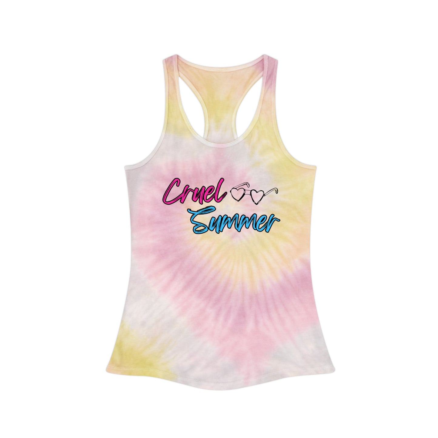 Cruel Summer Tie Dye Racerback Tank Top