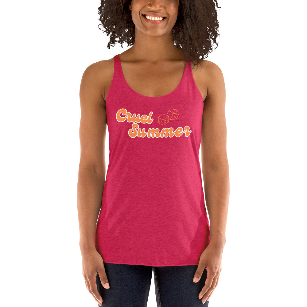 Cruel Summer (Dice) Women's Racerback Tank